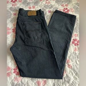 Nudie Jeans Co Gritty Jackson Black Forest Men's Straight Leg Jeans W 33x L 32